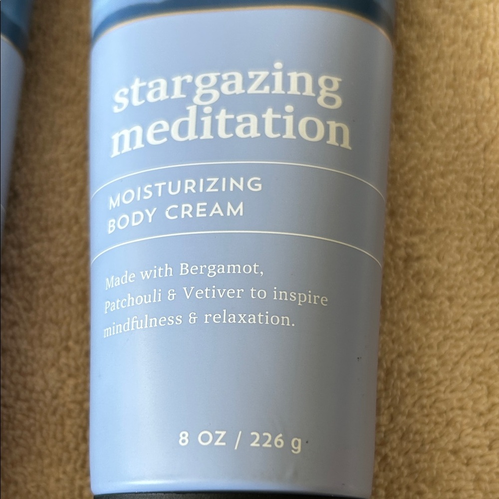 Bath & Body Works Stargazing Meditation Body Cream - Blue and Black - Picture 2 of 3